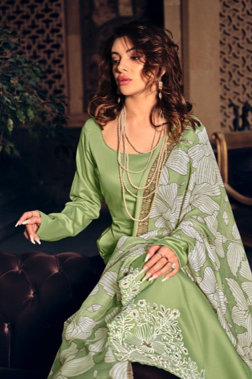 Top Pure Cotton With Embroidery On Ghera